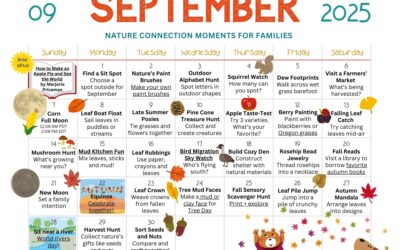 September 2025 Nature Connection Calendar for Families