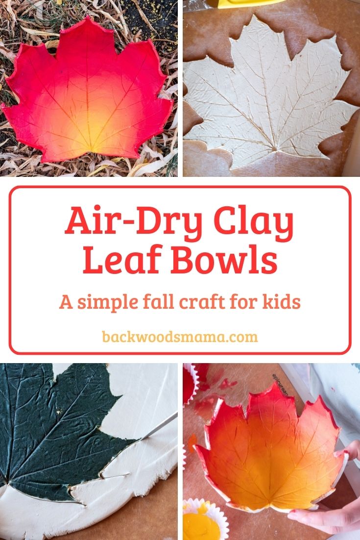 air-dry clay leaf bowl pinterest