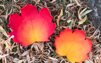 Air-Dry Clay Leaf Bowls: A Simple Fall Craft for Kids and Families