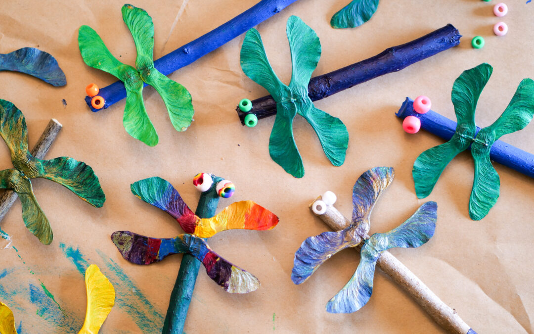 Maple Seed Dragonfly Nature Craft (with Samaras/“Helicopters”)