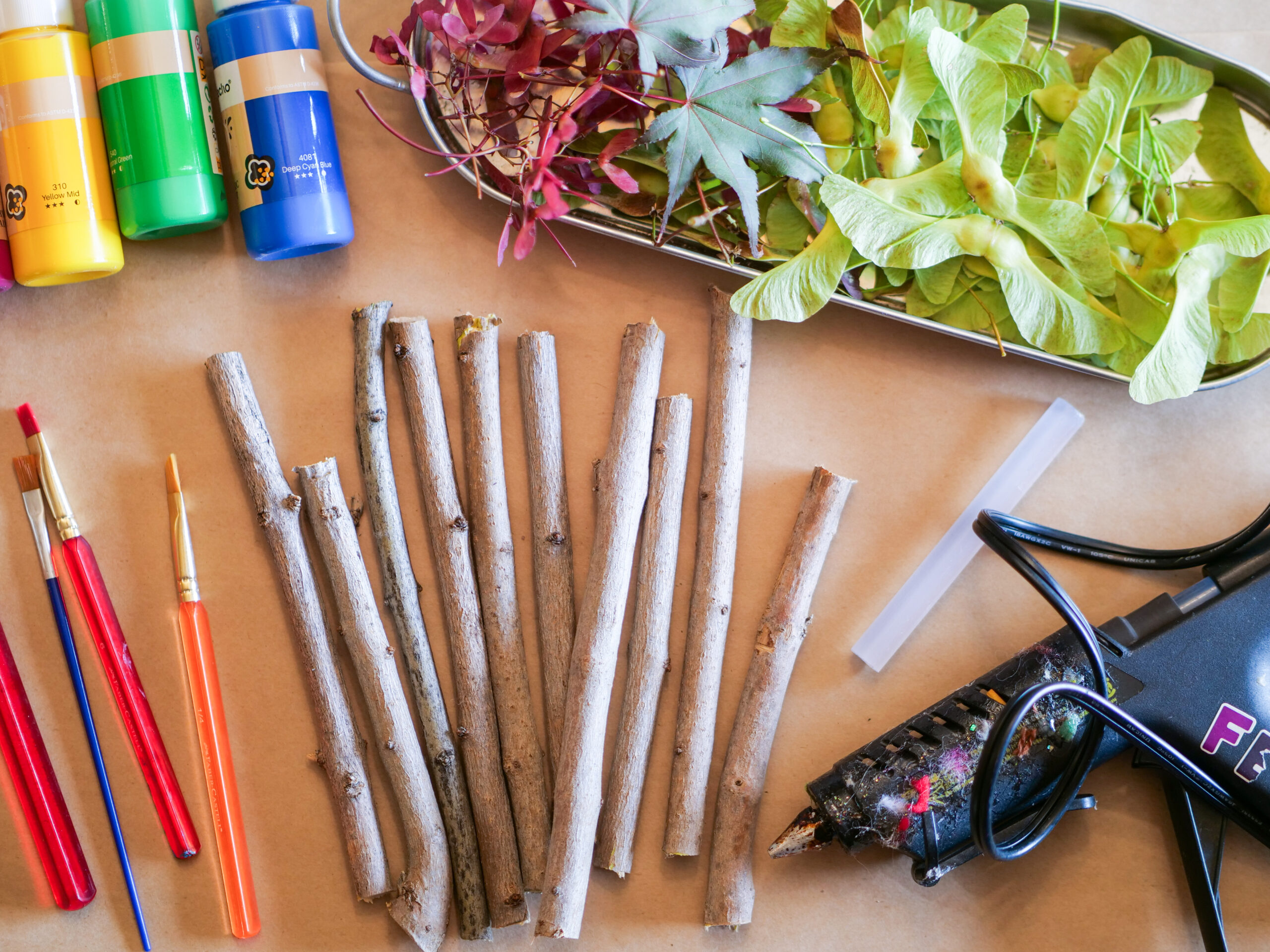 maple seed dragonfly craft