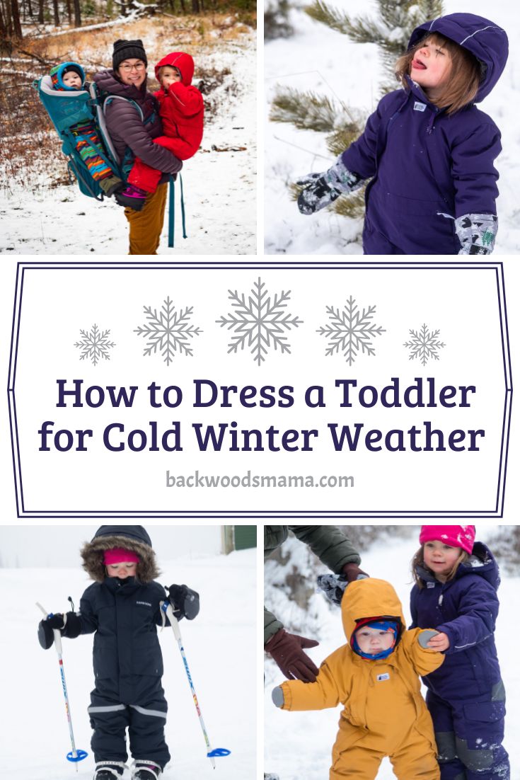 how to dress a toddler for cold winter weather